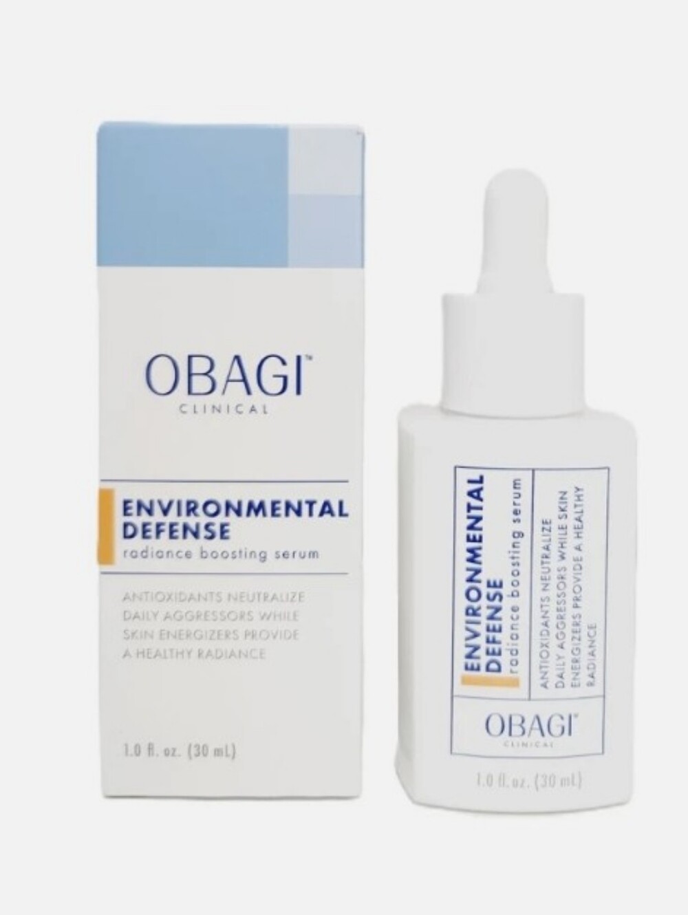 Obagi Environmental Defense Radiance Boosting Serum - White/Blue/Gold